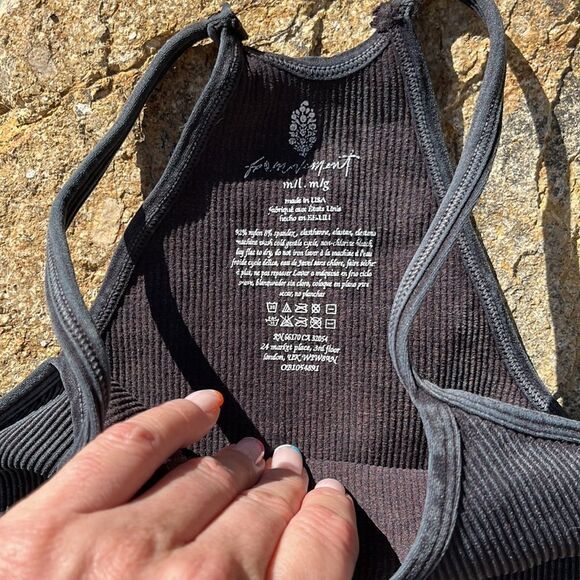 Free People Movement Happiness Runs Long Crop Tank - Picture 5 of 9